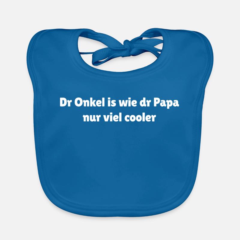 Saxon Uncle Saying Cool Organic Baby Bibs