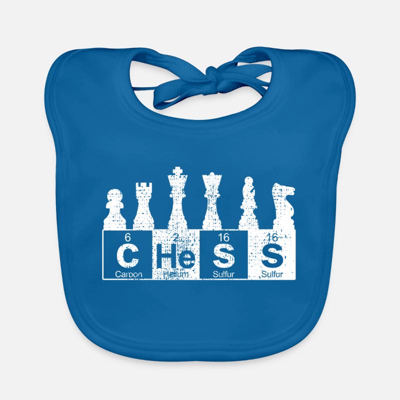 Nerd d'échecs de science Bavoir bio Bébé