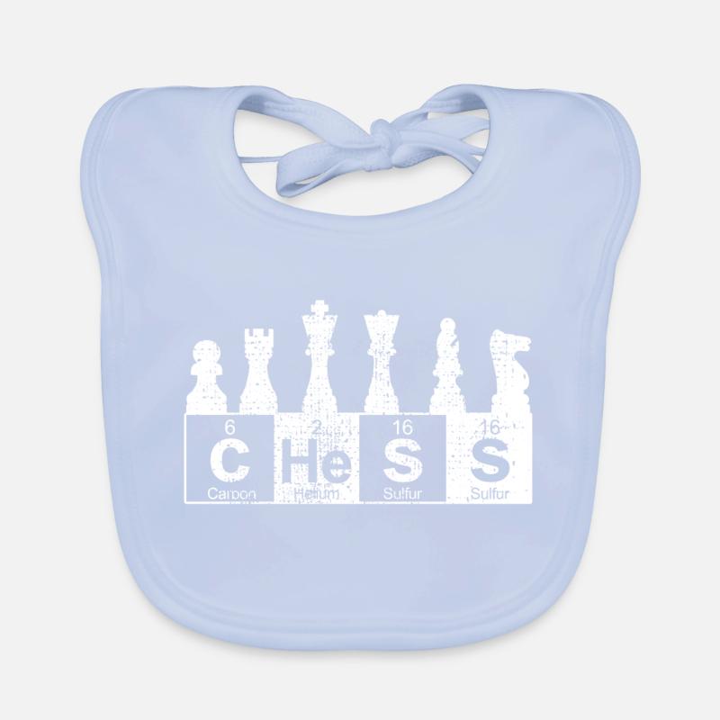 Nerd d'échecs de science Bavoir bio Bébé