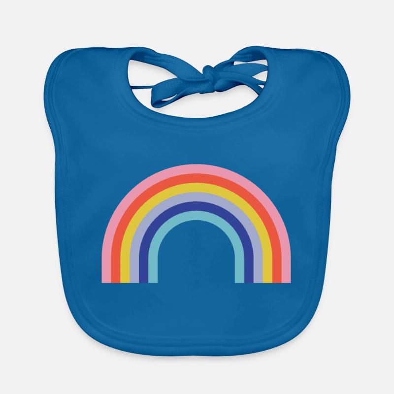 Arc-en-ciel Bavoir bio Bébé