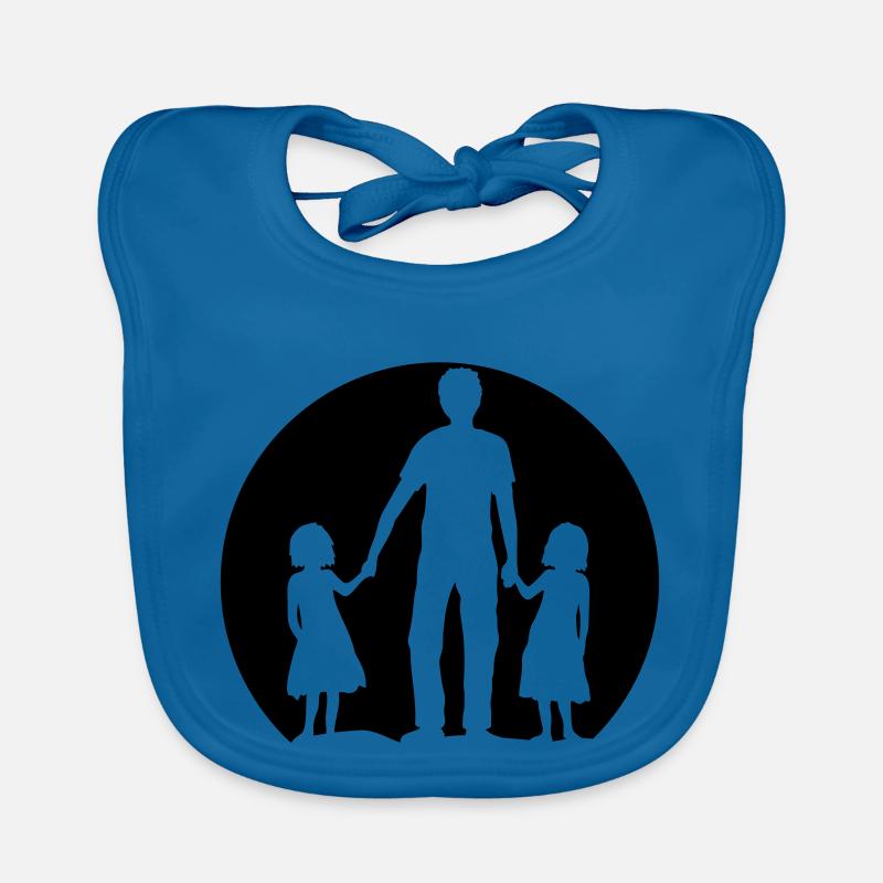 Logo père filles Bavoir bio Bébé