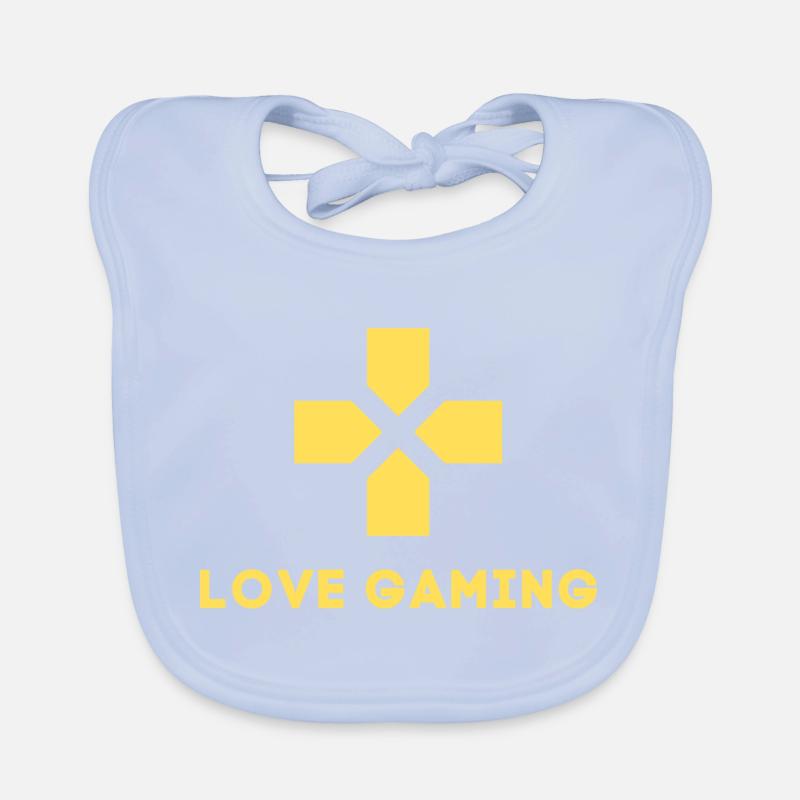 LIEBE GAMING Baby Bio-Lätzchen