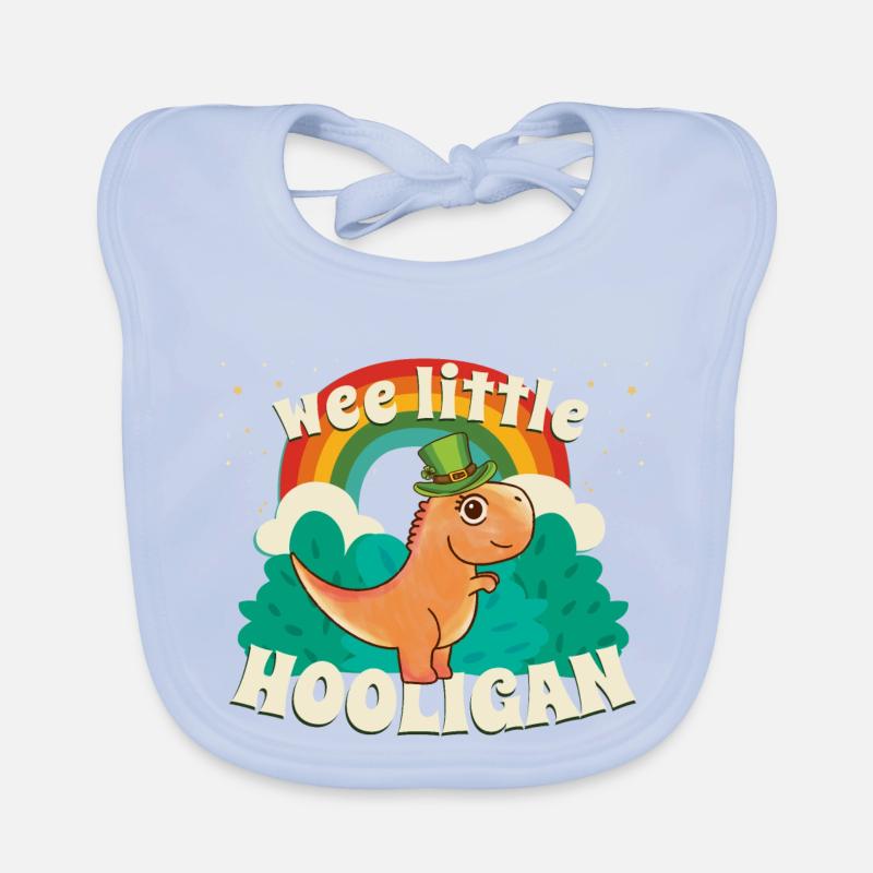 KLEINER HOOLIGAN Dinosaurier Kinder St Patrick s Baby Bio-Lätzchen