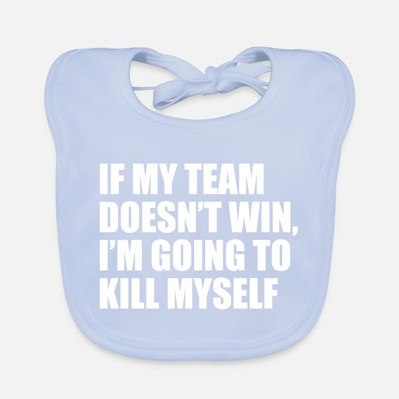 Si mon équipe dit drôle Bavoir bio Bébé