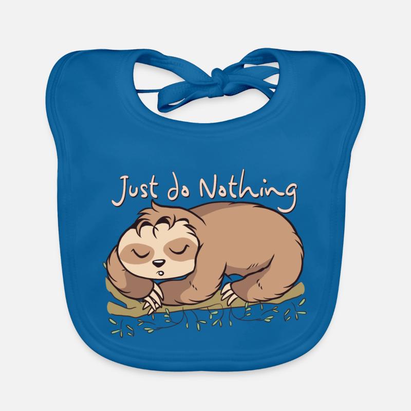 To Do List Nothing - Just Do Nothing Baby Bio-Lätzchen