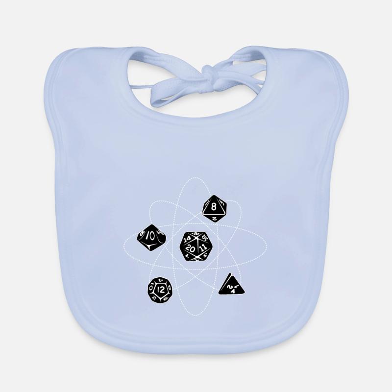 Atom dice Organic Baby Bibs