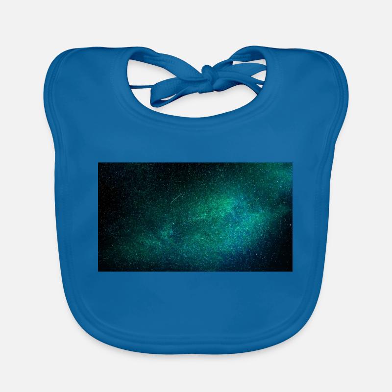 Ciel étoilé turquoise Bavoir bio Bébé