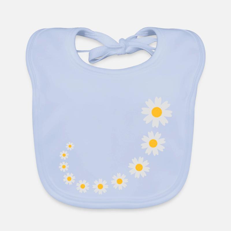 flowers_design Bavoir bio Bébé