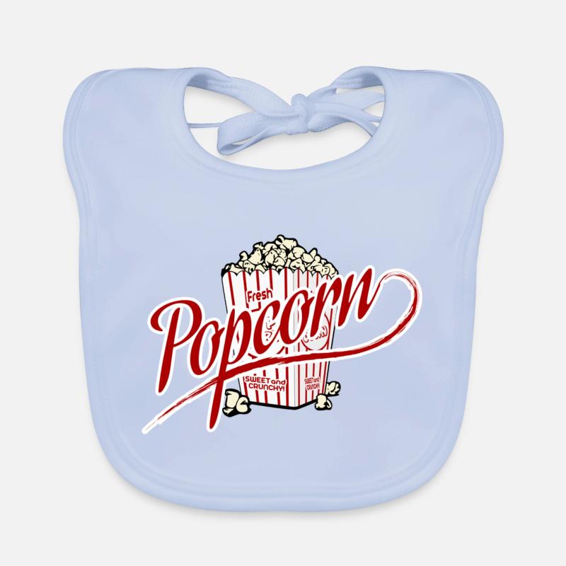 pop-corn Bavoir bio Bébé