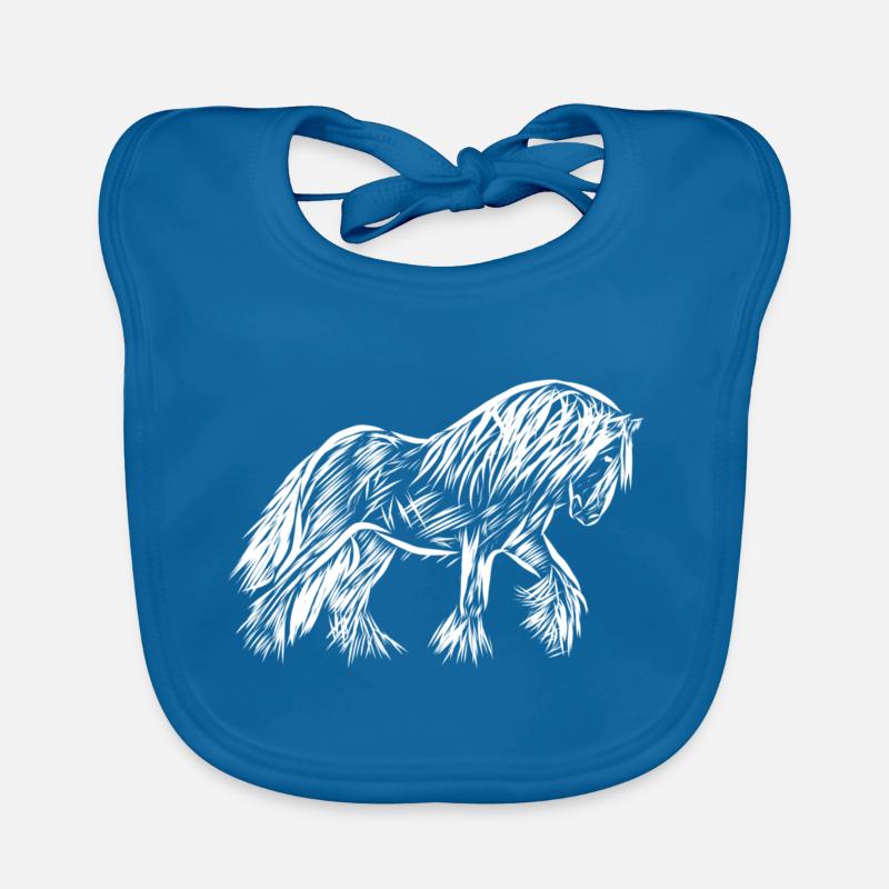 Cheval Bavoir bio Bébé