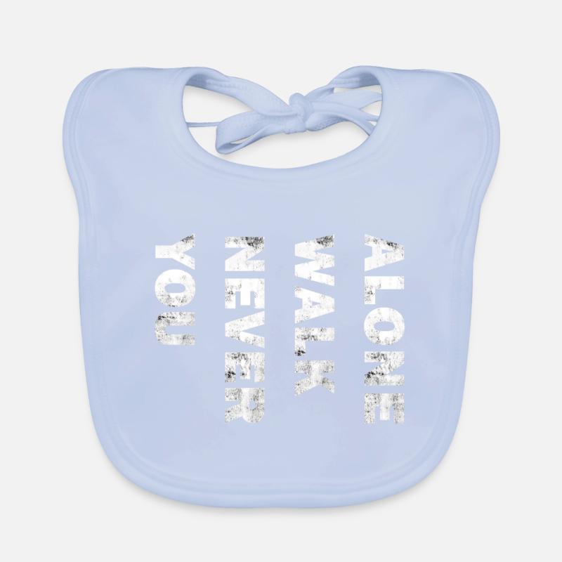 Vous ne marchez jamais seul Bavoir bio Bébé