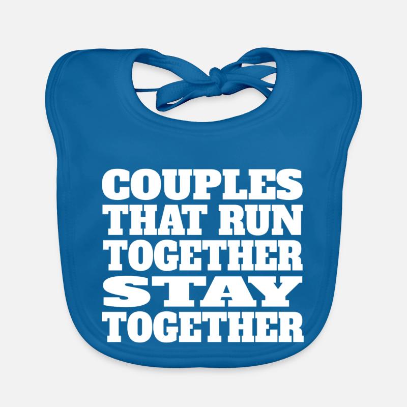 Joggeurs Couples Jogging Couples Running Mariage Running Bavoir bio Bébé