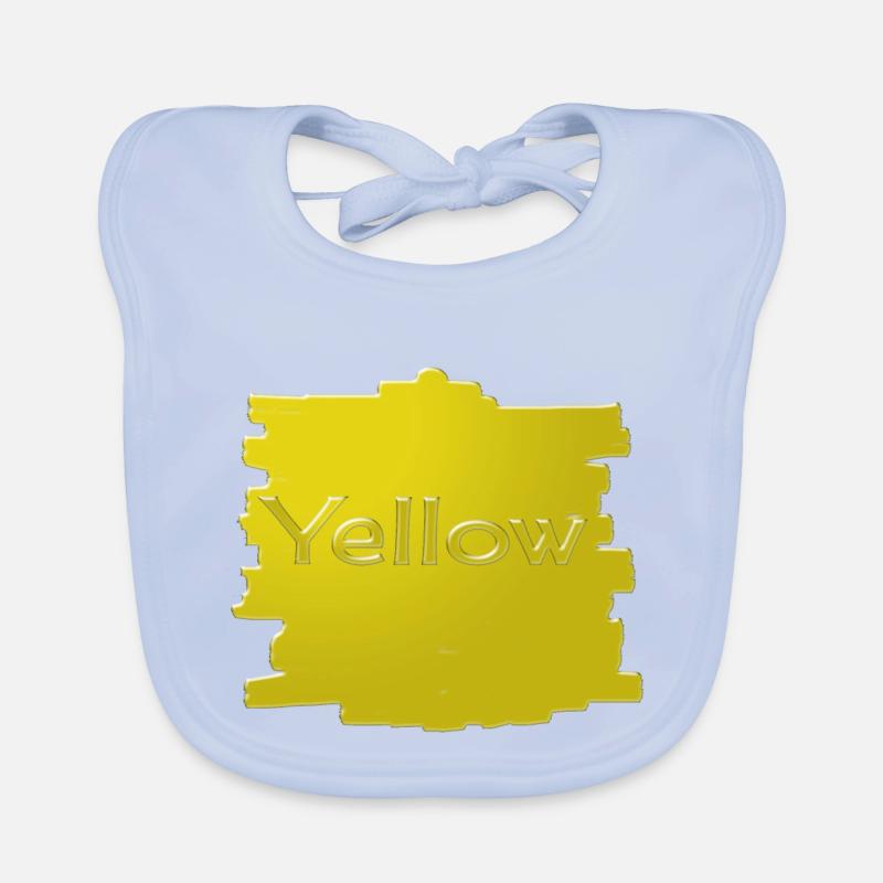 Yellow Organic Baby Bibs