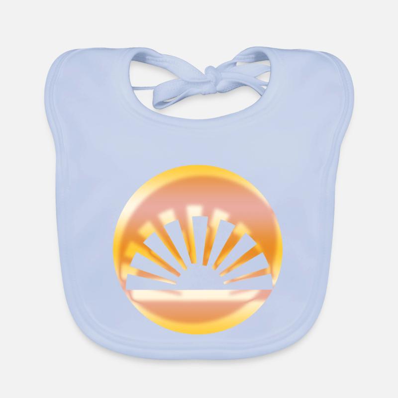 Lever du soleil Bavoir bio Bébé
