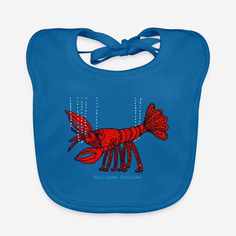 La Langouste Bavoir bio Bébé