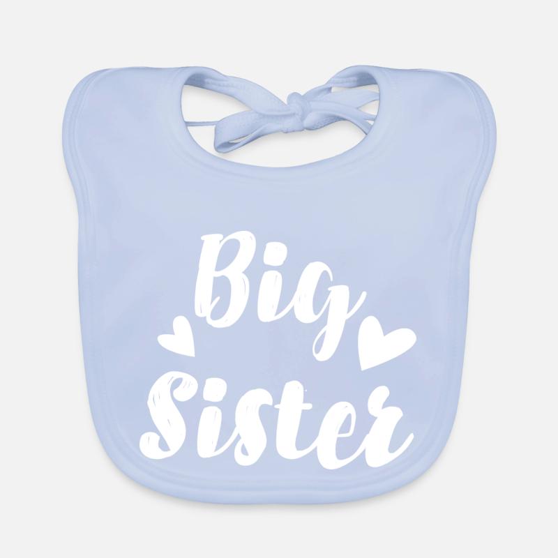 große Schwester Baby Bio-Lätzchen