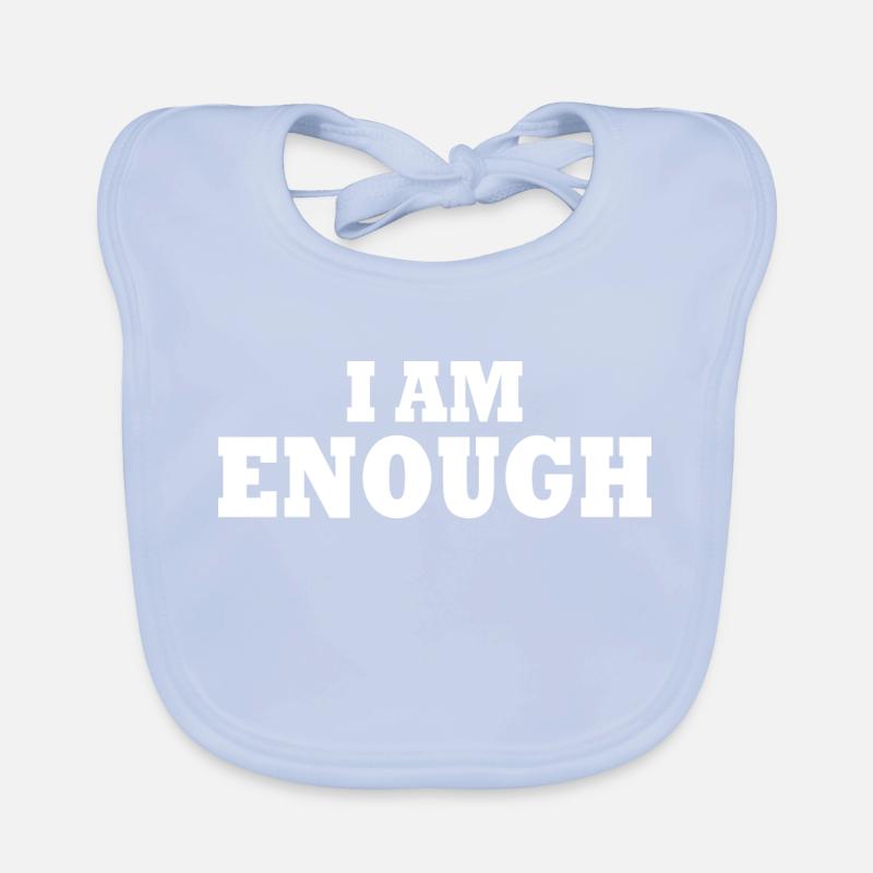 I am enough Organic Baby Bibs