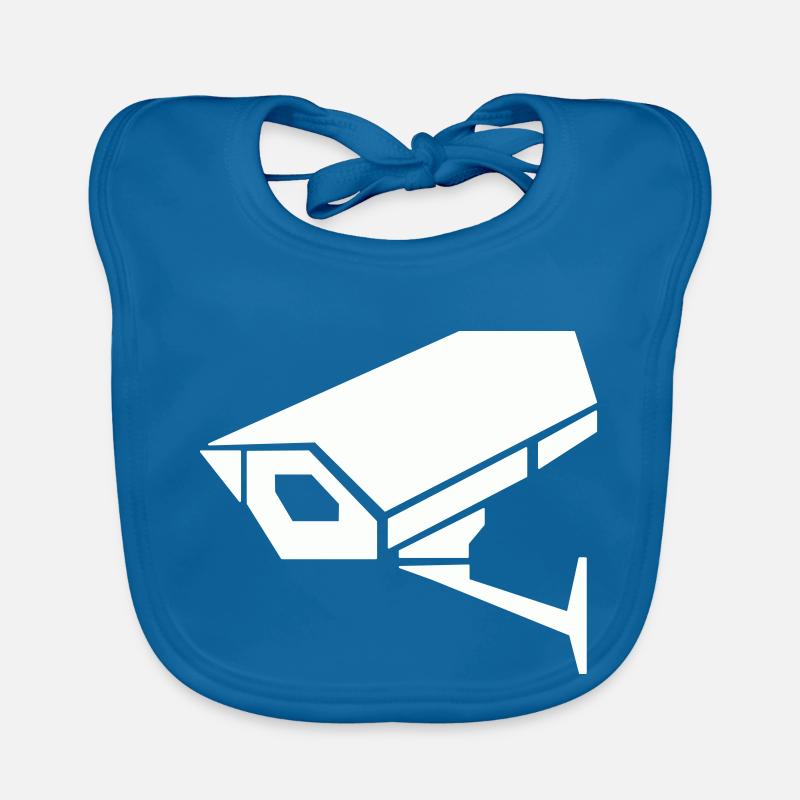 Surveillance camera Organic Baby Bibs