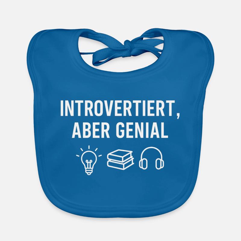 Introverted & Brilliant – Icon Edition Organic Baby Bibs