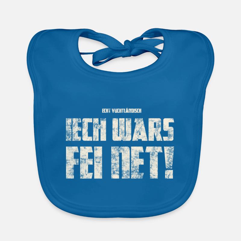 Ich Wars Fei Net! Original Vogtländisch Baby Bio-Lätzchen