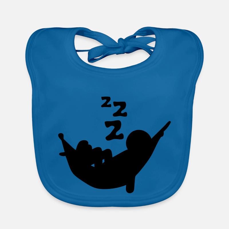 Hängematte Siesta Nickerchen Schlaf Schnarchen Baby Bio-Lätzchen