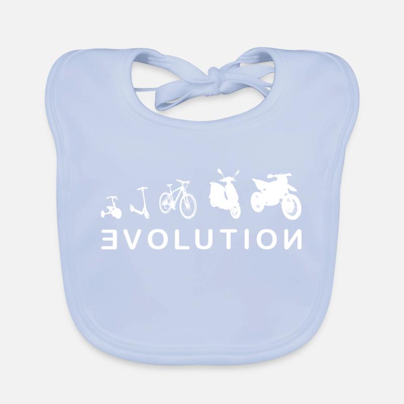 Evolution Biker 2-Motorcycle Cross Enduro Organic Baby Bibs