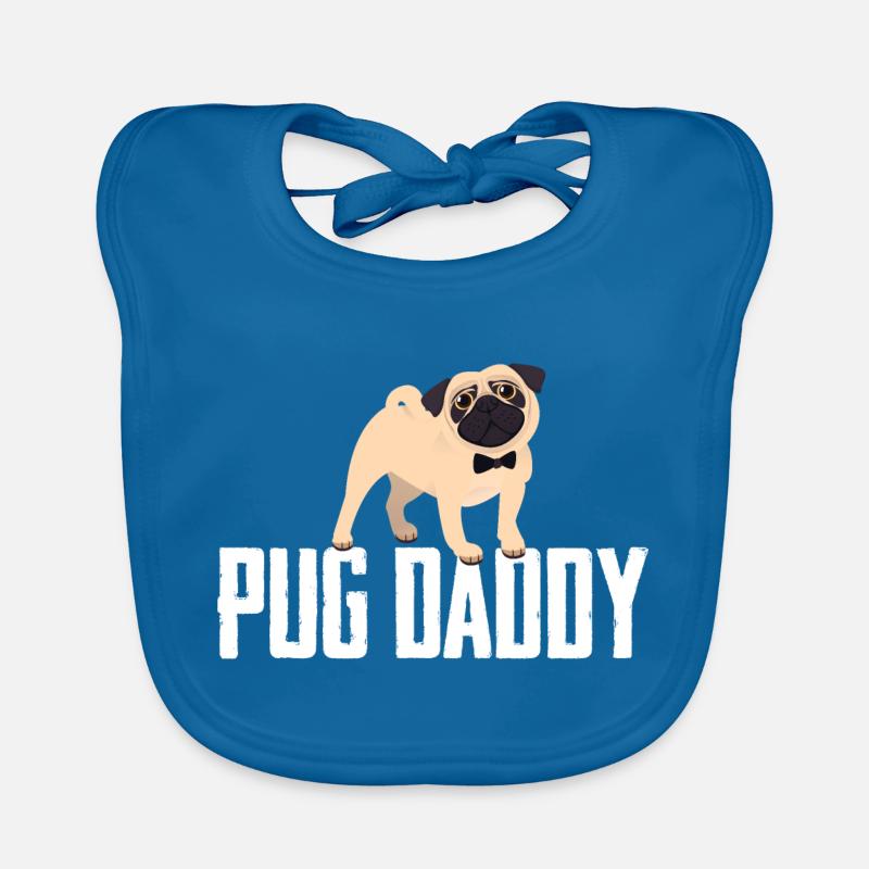 Pug Daddy Gift Baby Bio-Lätzchen