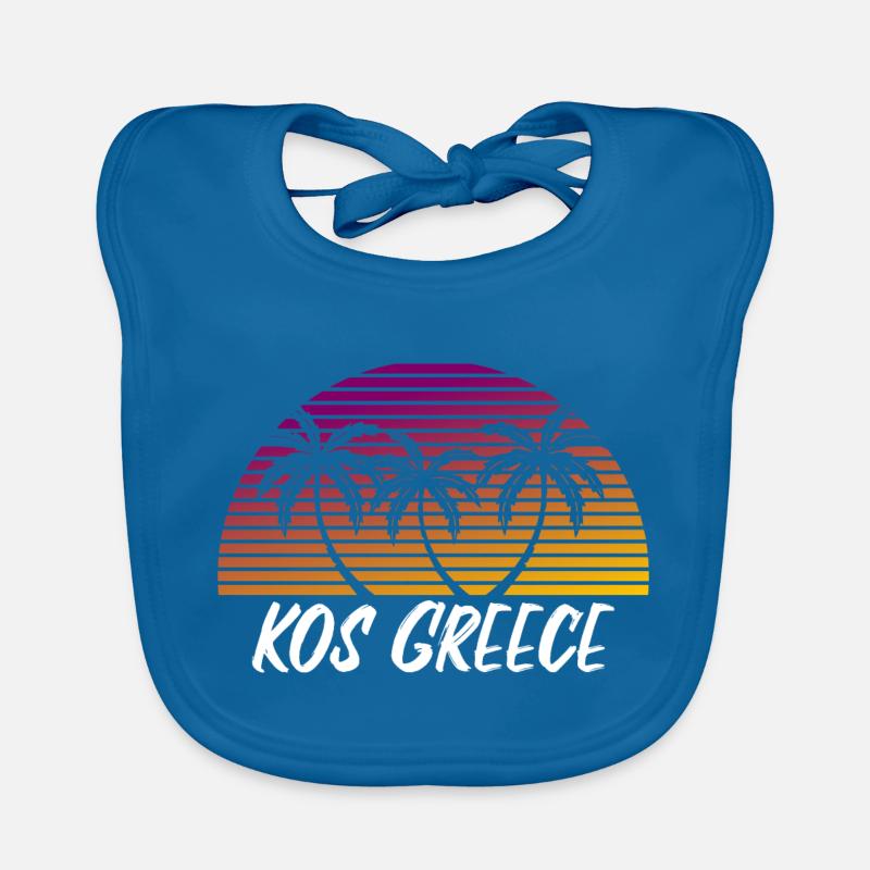 Kos Grèce Bavoir bio Bébé