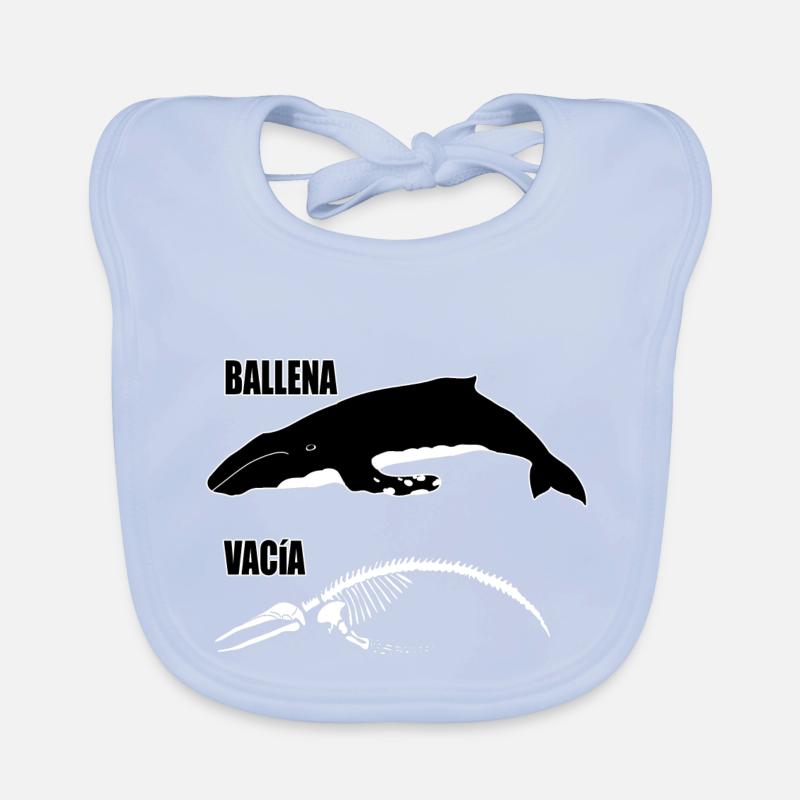 baleine vide Bavoir bio Bébé