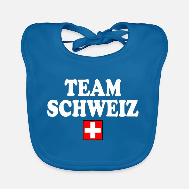 Team schweiz Baby Bio-Lätzchen