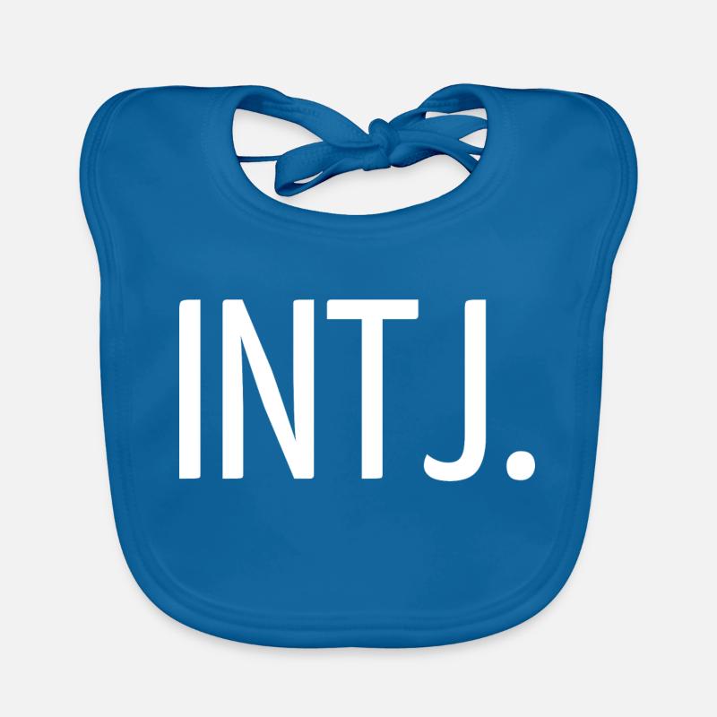 INTJ. - Bavoir bio Bébé - bleu paon