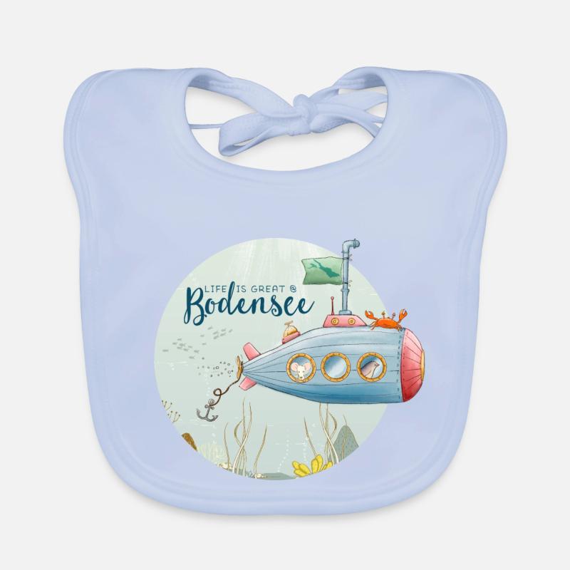 Bodensee U-Boot Baby Bio-Lätzchen
