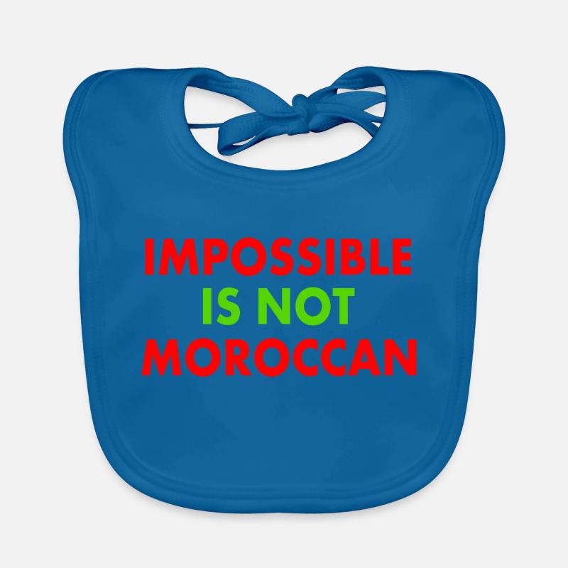 Marokko - impossible is not moroccan Baby Bio-Lätzchen