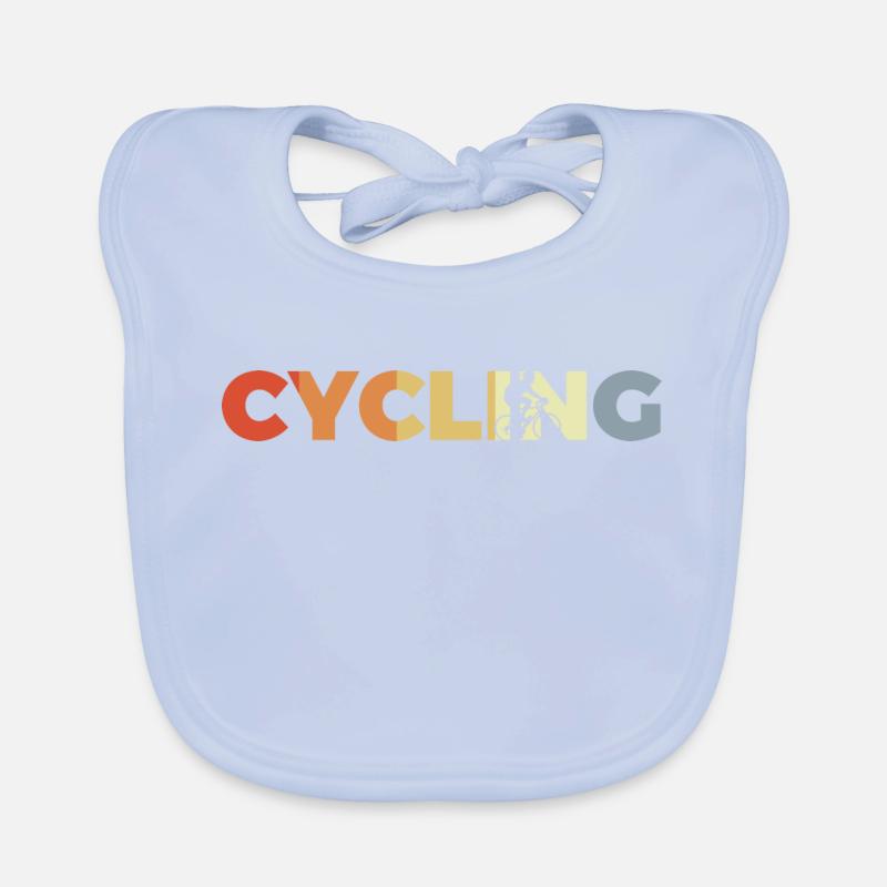 Cyclistes d’époque Bavoir bio Bébé