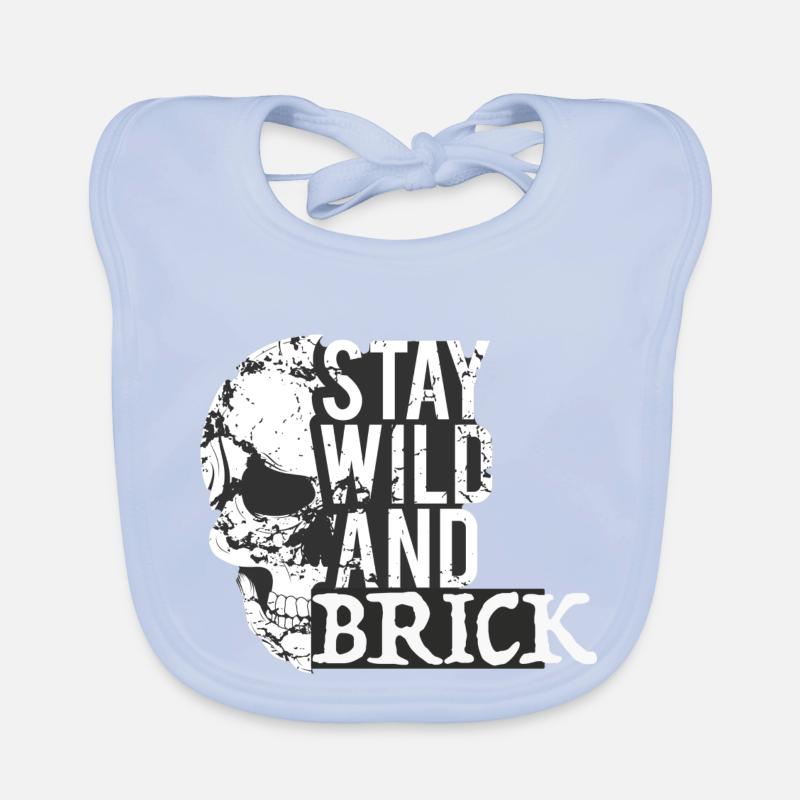 Crâne1 Bavoir bio Bébé