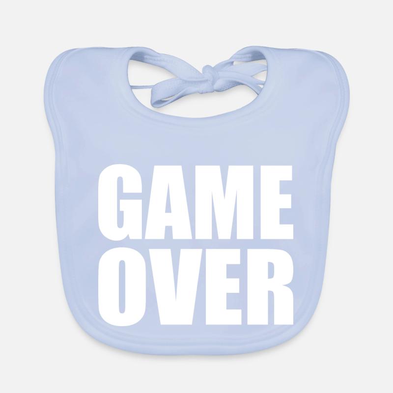 Game over Bavaglino ecologico per neonato
