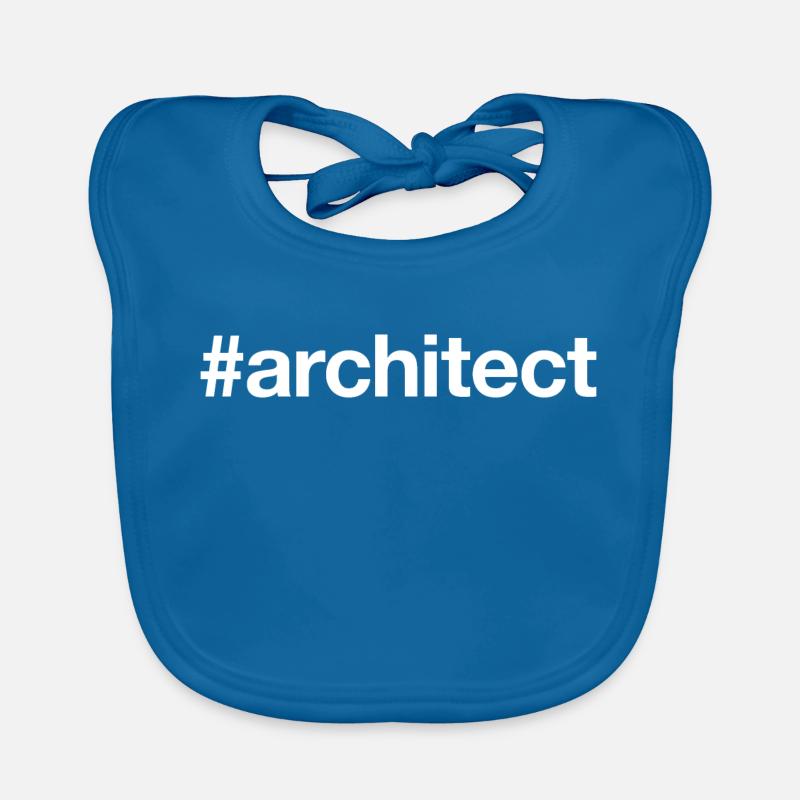 Hashtag ARCHITECTE Bavoir bio Bébé