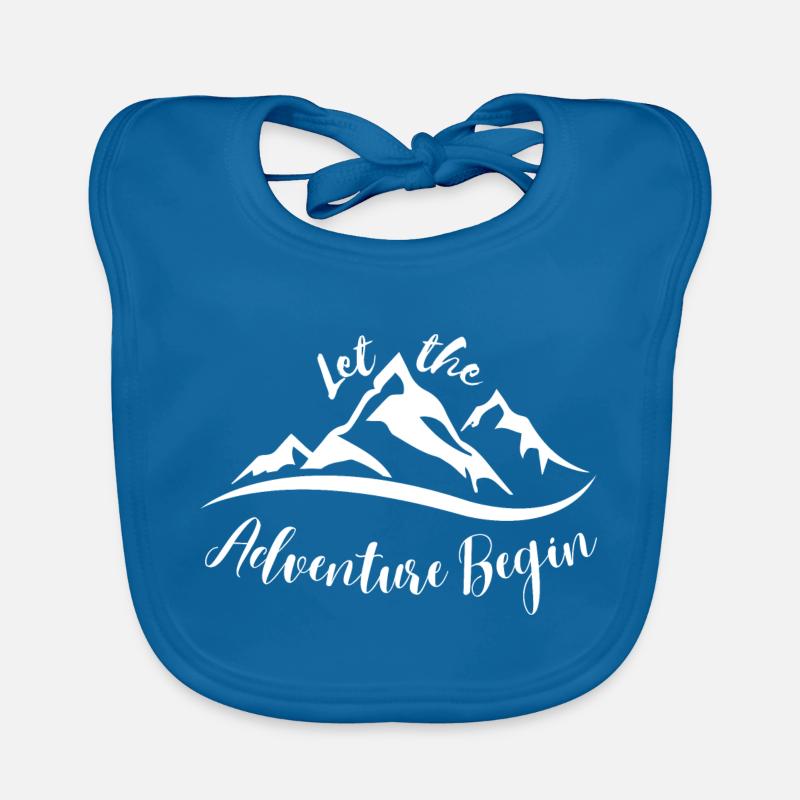 Let The Adventure Begin - Berge Baby Bio-Lätzchen