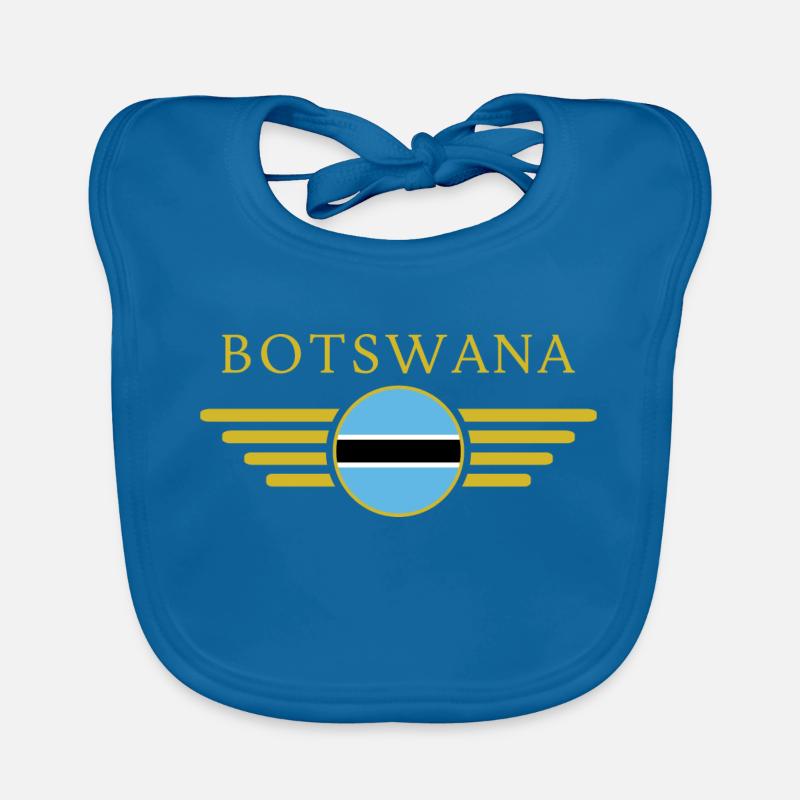 I Love Botswana, Elegance Style Design T-Shirt Organic Baby Bibs