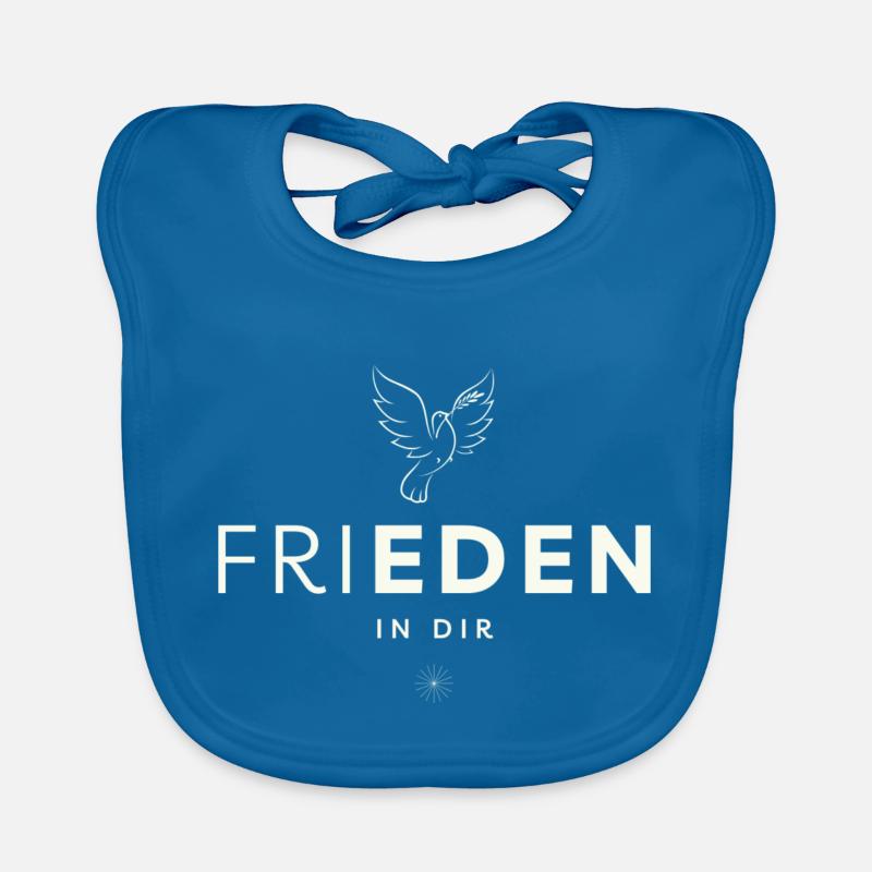 Frieden in dir Baby Bio-Lätzchen