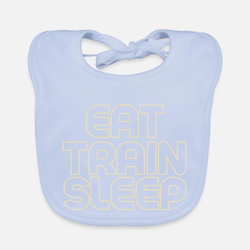 Manger Train Dormir Bavoir bio Bébé