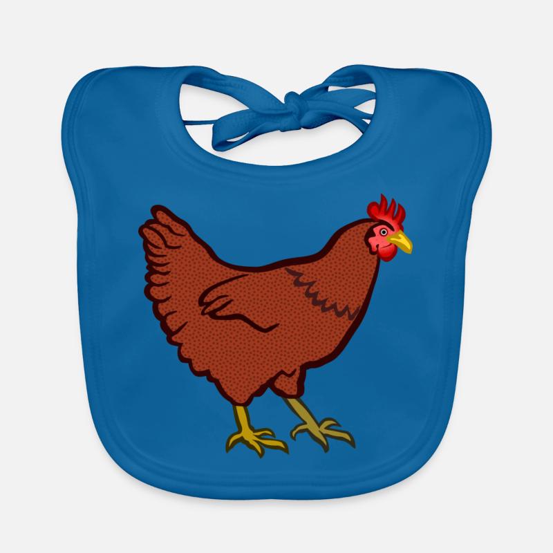 Ein Huhn Baby Bio-Lätzchen