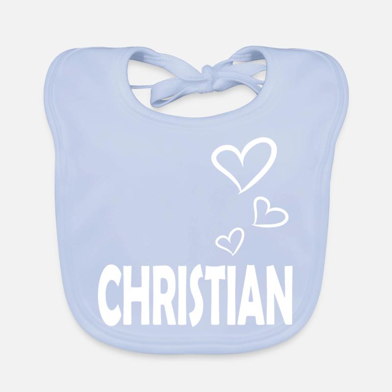 Dear loving gift idea CHRISTIAN Organic Baby Bibs