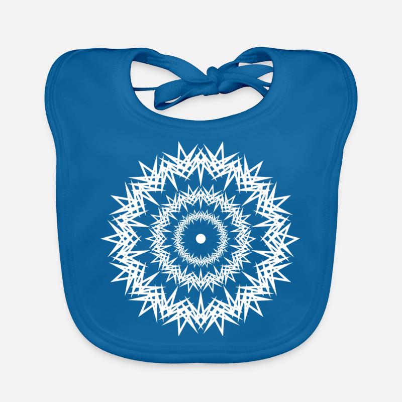 02 circles jagged Organic Baby Bibs