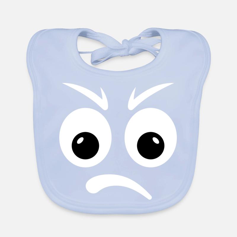 émoticône folle! Bavoir bio Bébé