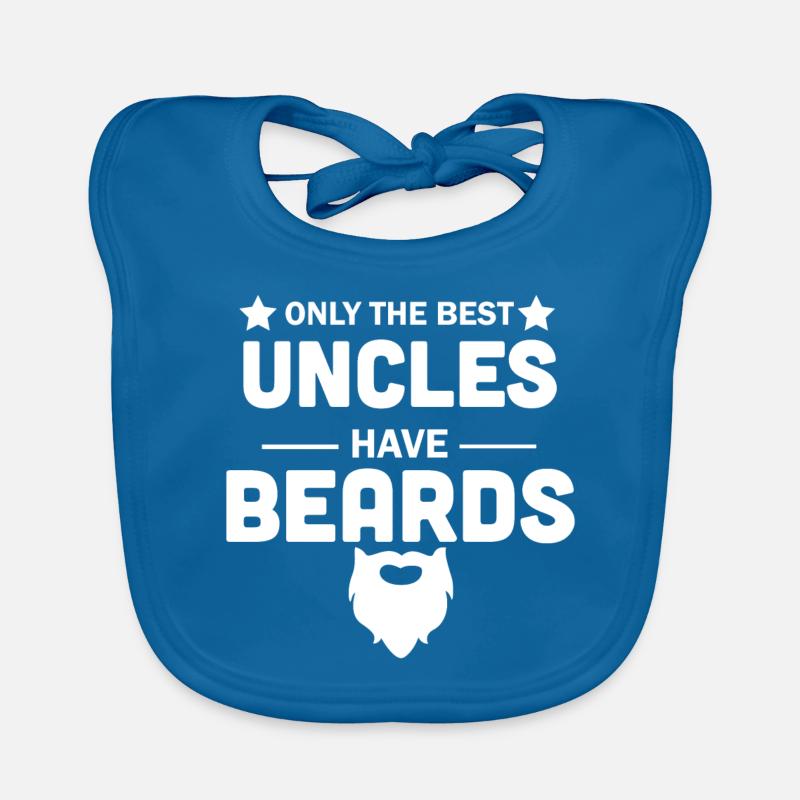 Onkel Bart Vollbart Geschenk Baby Bio-Lätzchen