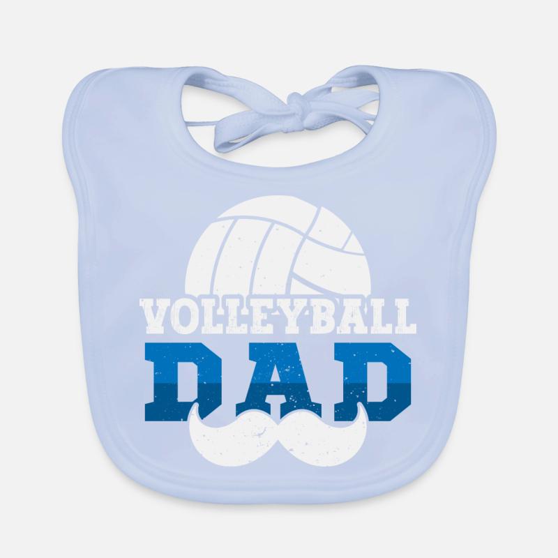 Volleyball Dad Baby Bio-Lätzchen