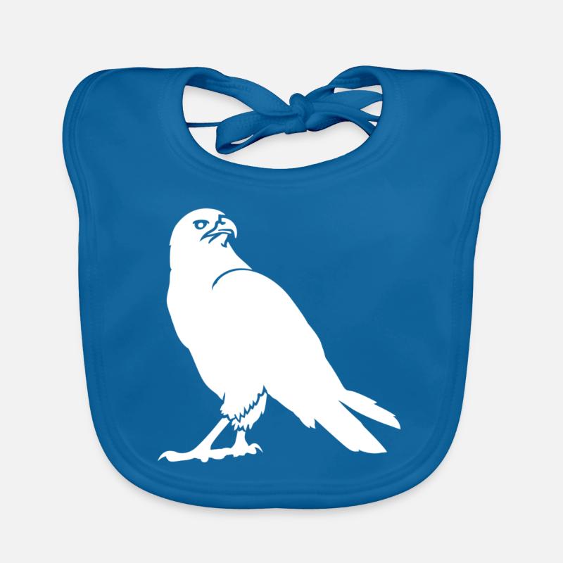 faune, aigle, buse, faune, oiseaux, oiseau, zoo Bavoir bio Bébé