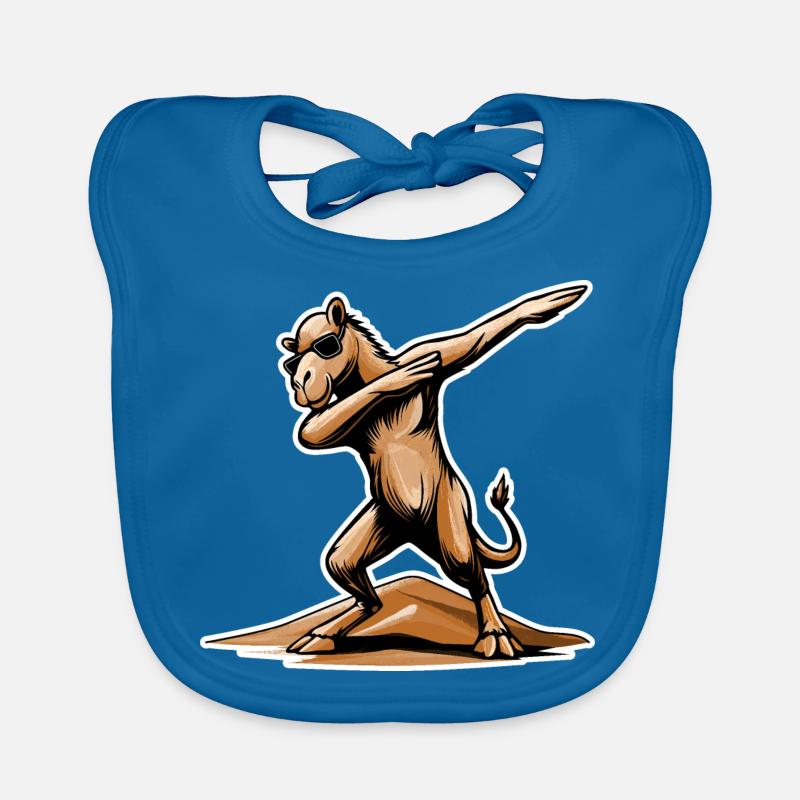 Cool Dab Dance Dromedary – Desert Fun à Dubaï Bavoir bio Bébé