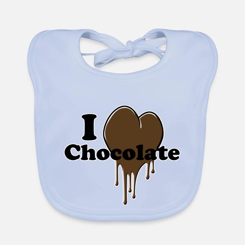 chocolate 1 Organic Baby Bibs
